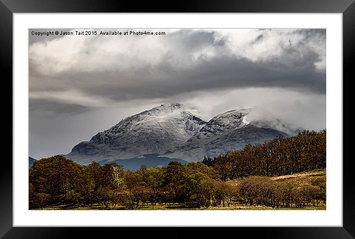 Creag Mhor, Scottish Highlands Framed Mounted Print by Jason Tait