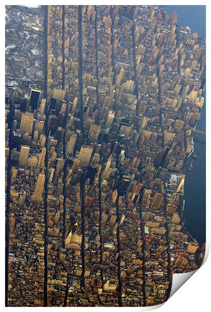 New York Fly By Shooting I Print by Tom Hall