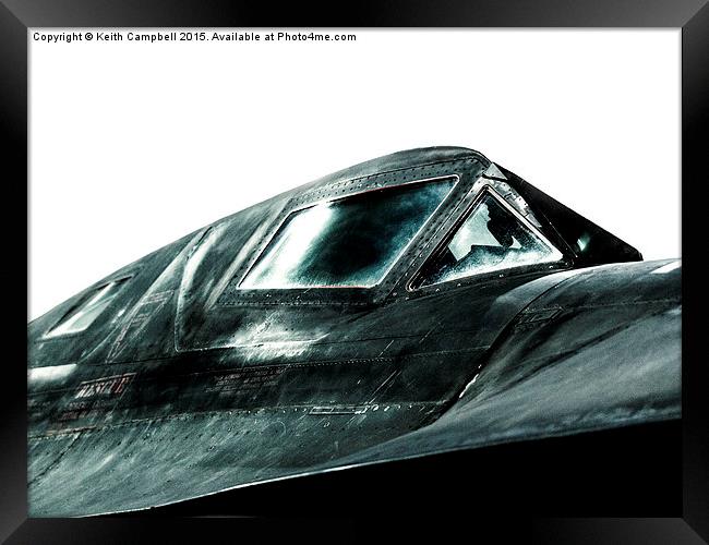  SR-71 Blackbird Framed Print by Keith Campbell