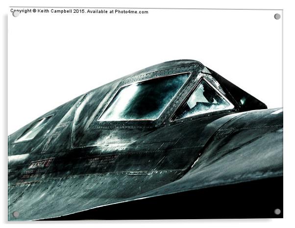  SR-71 Blackbird Acrylic by Keith Campbell