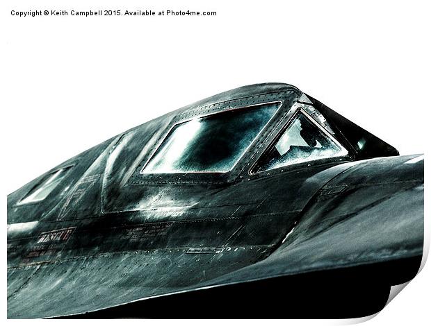  SR-71 Blackbird Print by Keith Campbell