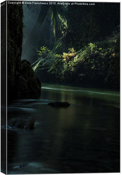 Mystic canyon Canvas Print by Hans Franchesco