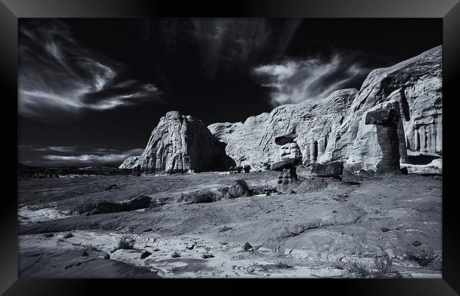 Parched Utah Framed Print by Mike Dawson