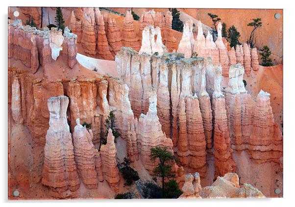 Castles of Sandstone Acrylic by Mike Dawson