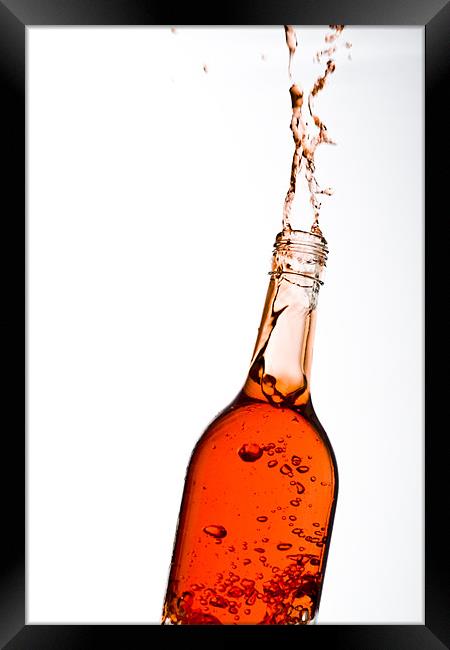 Bottle Framed Print by Eddie Howland