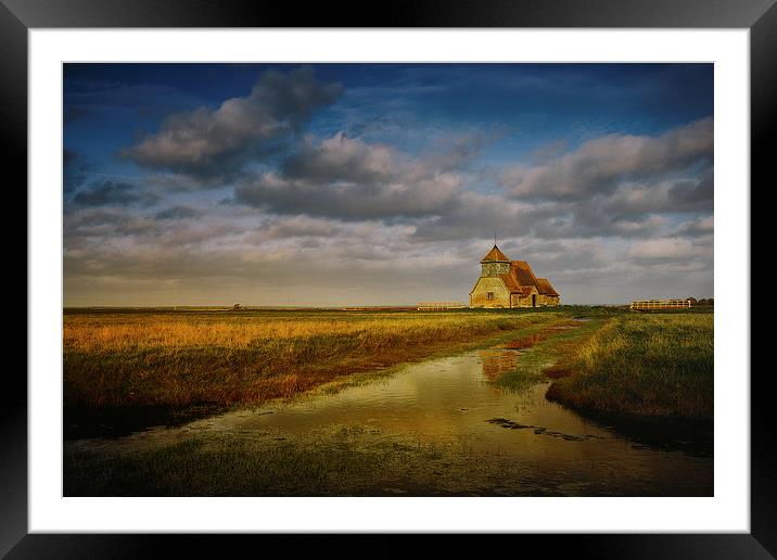 St Thomas Becket Church, Kent, UK Framed Mounted Print by John Ly