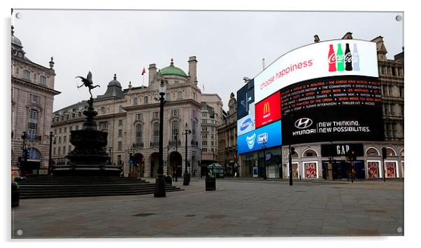  Piccadilly Circus Acrylic by Liam Hinds