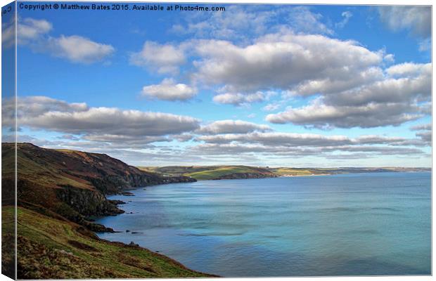  View from Start point lighthouse Canvas Print by Matthew Bates