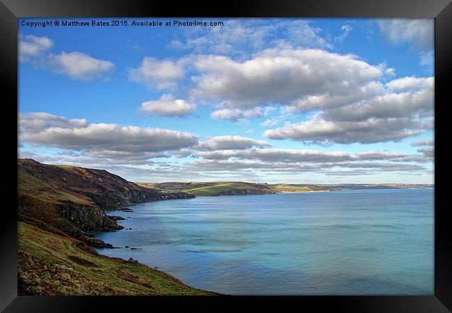  View from Start point lighthouse Framed Print by Matthew Bates