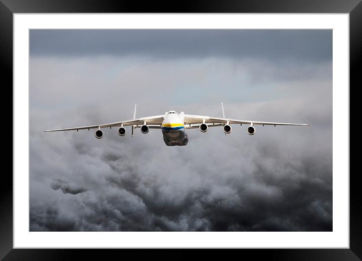  Antonov An-225 Mriya Framed Mounted Print by J Biggadike