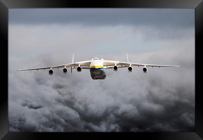  Antonov An-225 Mriya Framed Print by J Biggadike