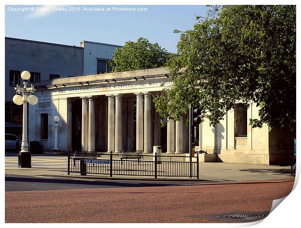 Monument at Southport Print by Susan Tinsley