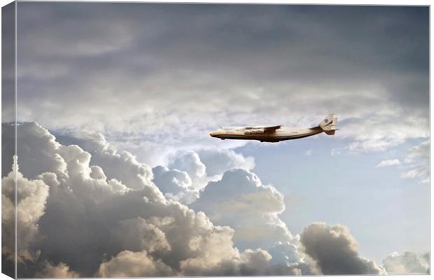 Antonov Arrives Canvas Print by J Biggadike