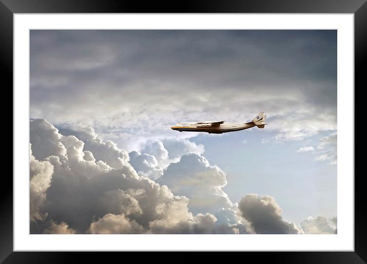 Antonov Arrives Framed Mounted Print by J Biggadike