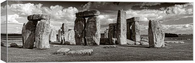  Stonehenge Canvas Print by David Portwain