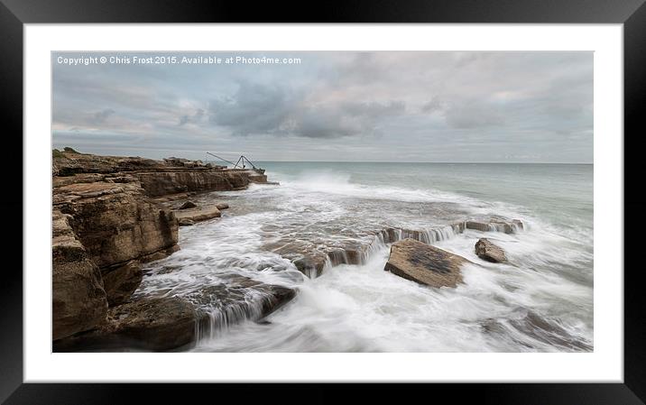  Storm Ledges Framed Mounted Print by Chris Frost