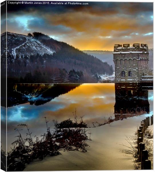  Winter in the Upper Derwent Valley Canvas Print by K7 Photography