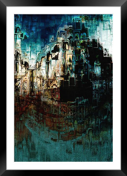 abstraction Framed Mounted Print by Jean-François Dupuis