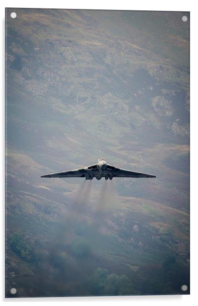  Vulcan XH558 through the Lakes Acrylic by Jason Kerner