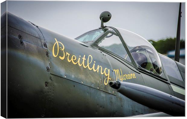  Spitfire ready for its next mission Canvas Print by Jason Kerner