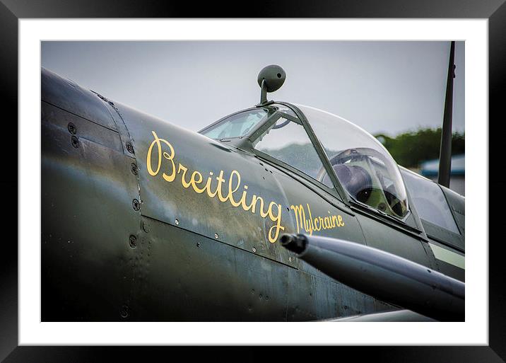  Spitfire ready for its next mission Framed Mounted Print by Jason Kerner