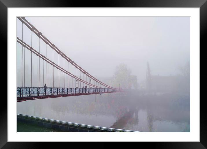 Mist over the Clyde  Framed Mounted Print by Valerie Paterson