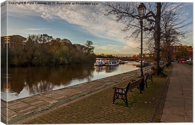  The Groves Chester Canvas Print by Pete Lawless