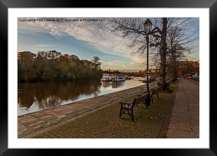  The Groves Chester Framed Mounted Print by Pete Lawless
