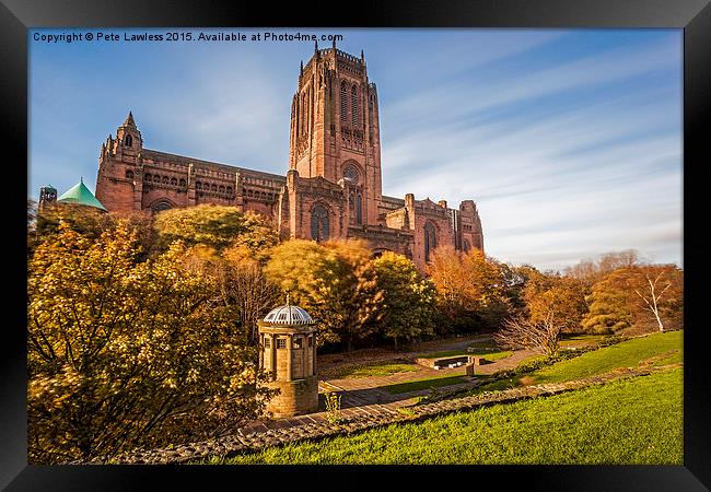  Liverpool Cathedral Framed Print by Pete Lawless