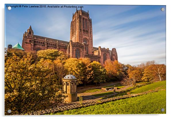  Liverpool Cathedral Acrylic by Pete Lawless