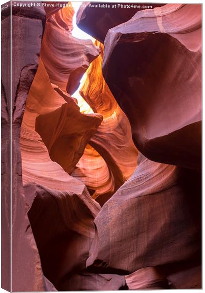  Lower Antelope Canyon Canvas Print by Steve Hughes