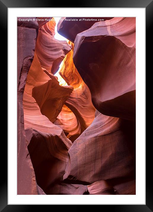  Lower Antelope Canyon Framed Mounted Print by Steve Hughes