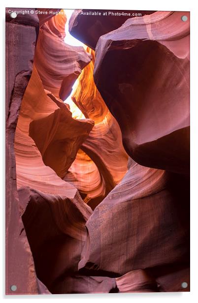  Lower Antelope Canyon Acrylic by Steve Hughes