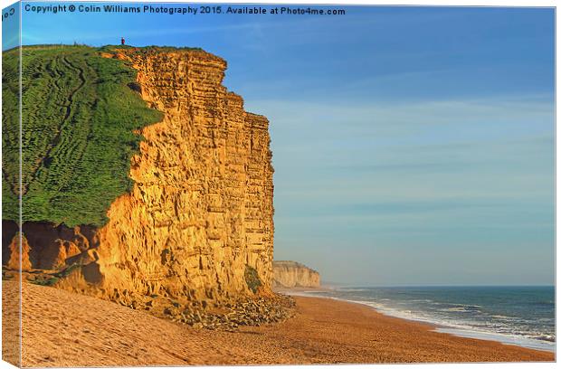 West Bay Dorset  Broadchurch 4 Canvas Print by Colin Williams Photography
