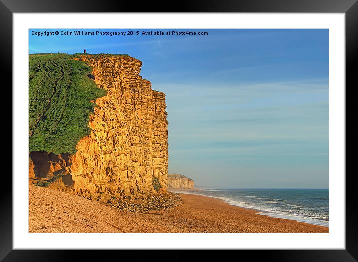 West Bay Dorset  Broadchurch 4 Framed Mounted Print by Colin Williams Photography