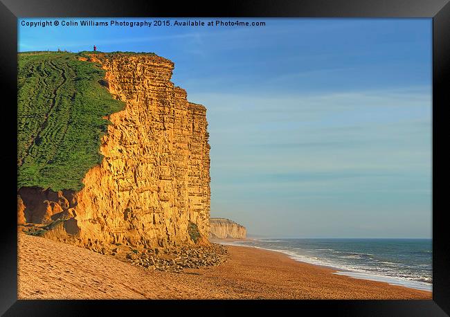 West Bay Dorset  Broadchurch 4 Framed Print by Colin Williams Photography