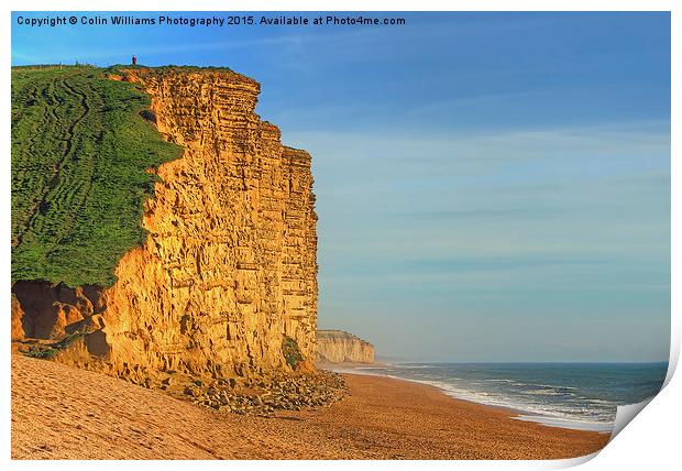 West Bay Dorset  Broadchurch 4 Print by Colin Williams Photography