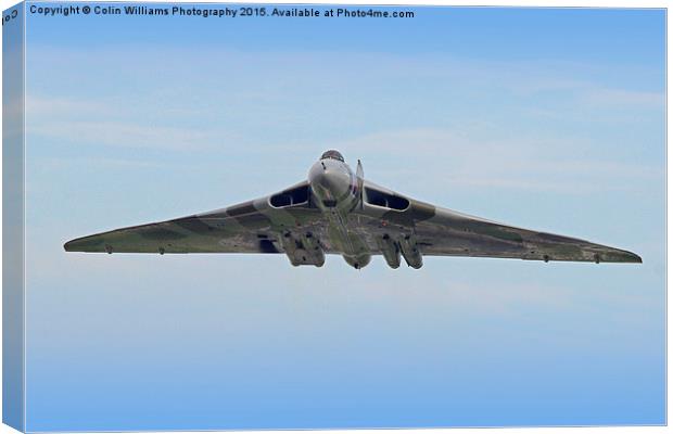  The Vulcan Farewell Tour Farnborough 2 Canvas Print by Colin Williams Photography