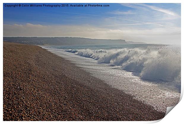   Chesil Beach Portland Dorset 2 Print by Colin Williams Photography