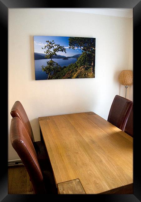  canvas on wall Framed Print by eric carpenter