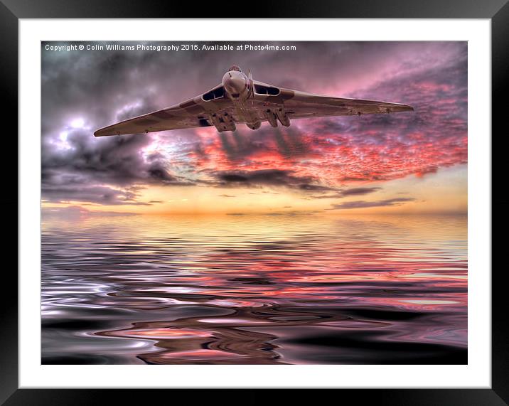  Vulcan Farewell Framed Mounted Print by Colin Williams Photography