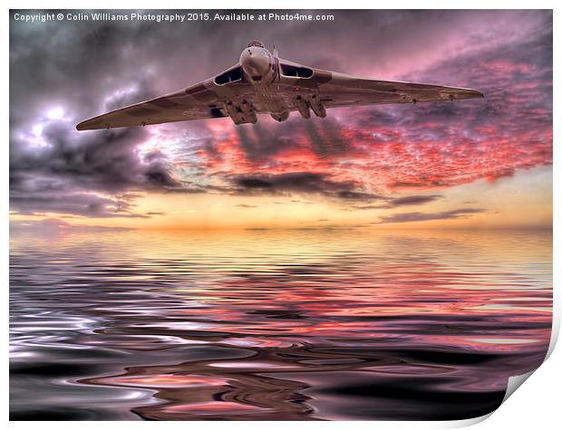  Vulcan Farewell Print by Colin Williams Photography