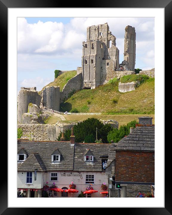 Corfe View Framed Mounted Print by Ben Tasker