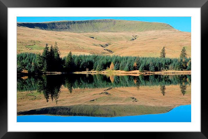  Beacons Reservoir Framed Mounted Print by Tony Bates