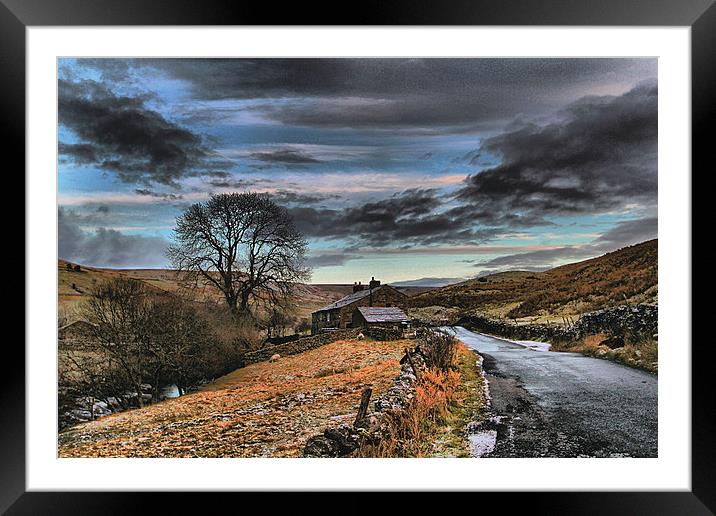  The Dales . Framed Mounted Print by Irene Burdell
