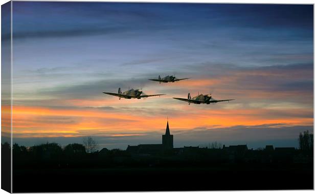 Spitfire Trio  Canvas Print by Jason Green