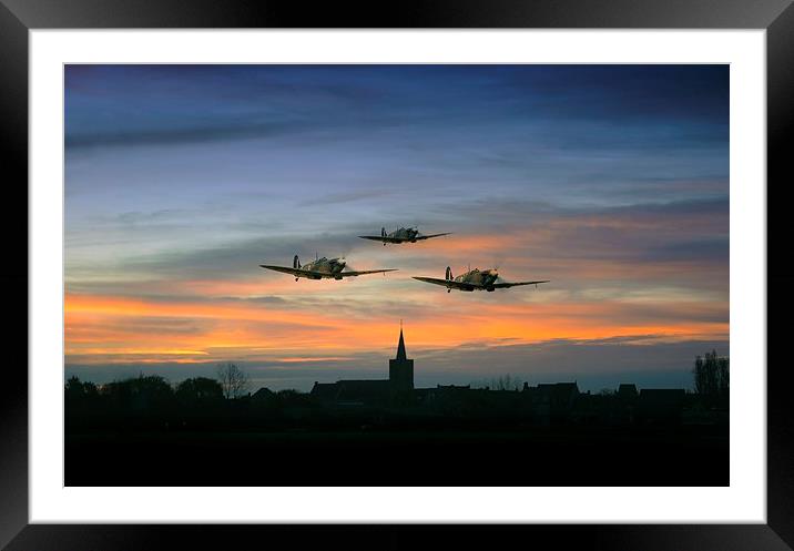 Spitfire Trio  Framed Mounted Print by Jason Green