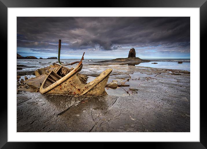 Shipwreck  Framed Mounted Print by chris smith
