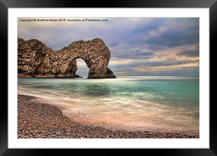 The amazing Durdle Door Framed Mounted Print by Matthew Bates