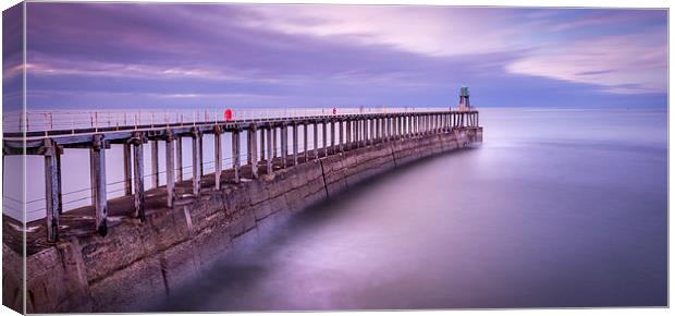 Tranquil Pier Canvas Print by chris smith